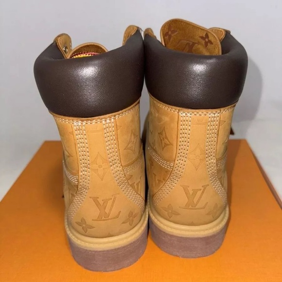 Pharrell Louis Vuitton x Timberland Collab men’s Size 9 - Picture 6 of 8